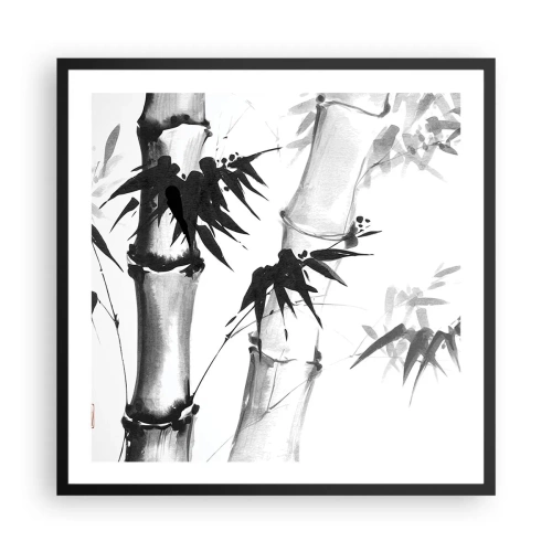 Poster în ramă neagră - Primul-plan al Orientului - 60x60 cm