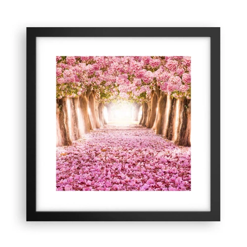 Poster în ramă neagră - Drumul spre paradis - 30x30 cm