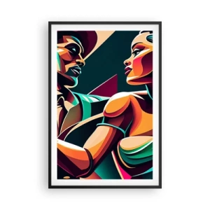 Poster în ramă neagră - În ritmul inimii - 61x91 cm