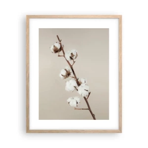 Poster în ramă de stejar deschis - La sursa moliciunii - 40x50 cm