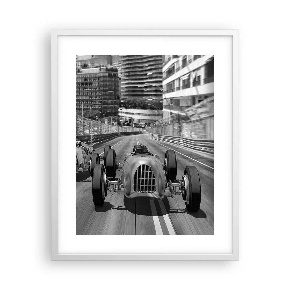 Poster în ramă albă - A fost odată ca niciodată în Monte Carlo - 40x50 cm