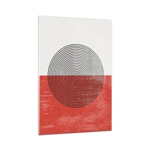 Tablou pe sticlă - Direct la subiect - 80x120 cm