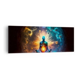 Tablou pe pânză - Liniște cosmică - 140x50 cm