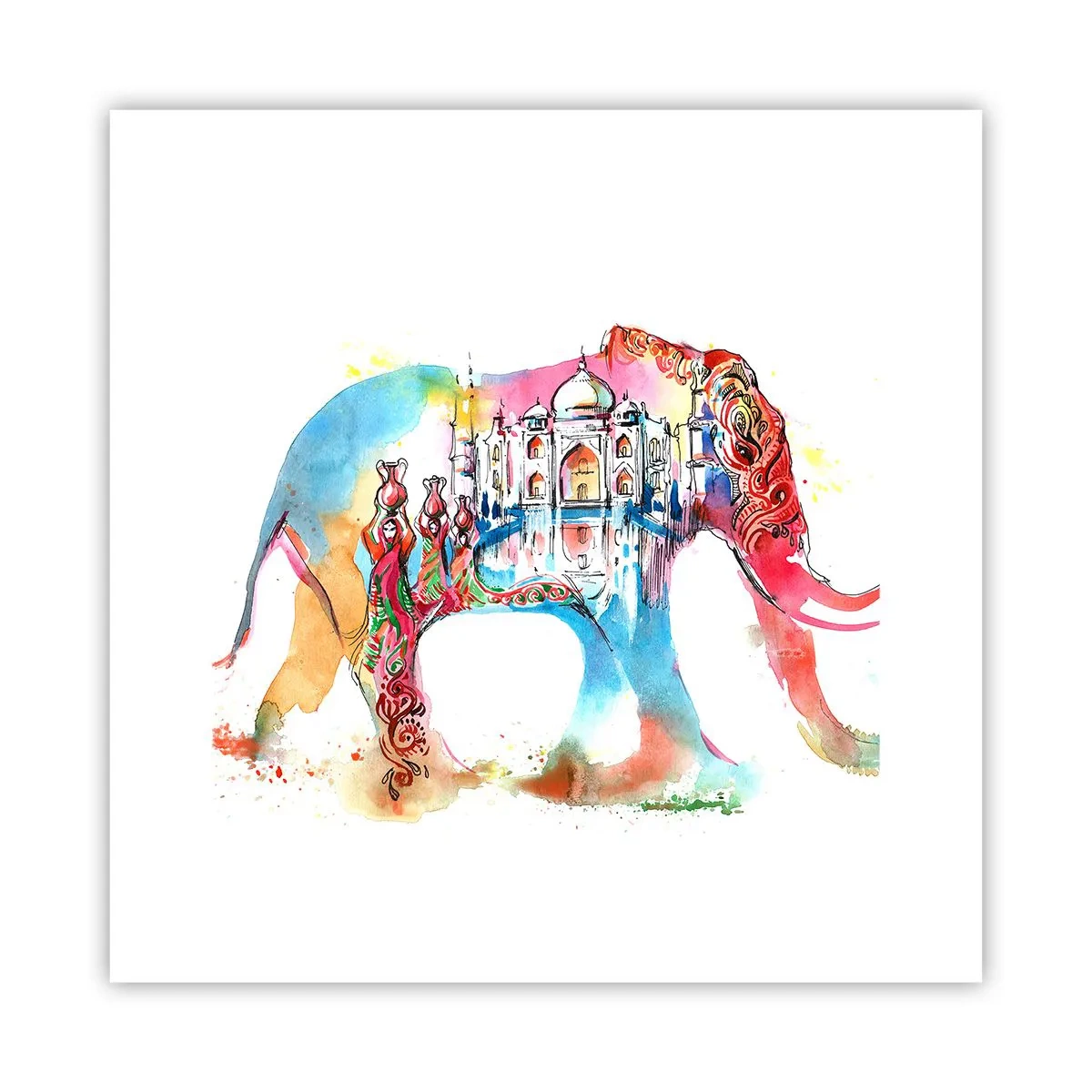 Poster - India - aura iubirii - 30x30 cm