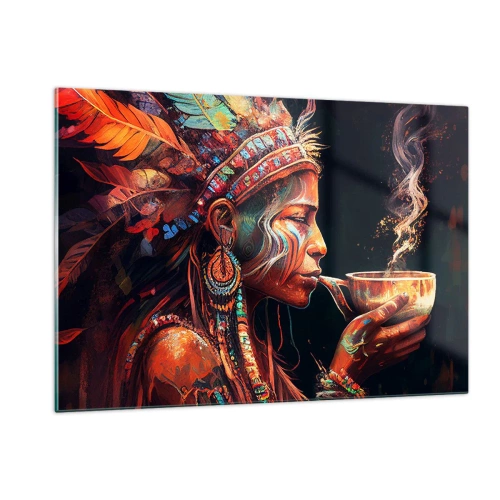 Tablou pe sticlă - Ritual magic - 120x80 cm