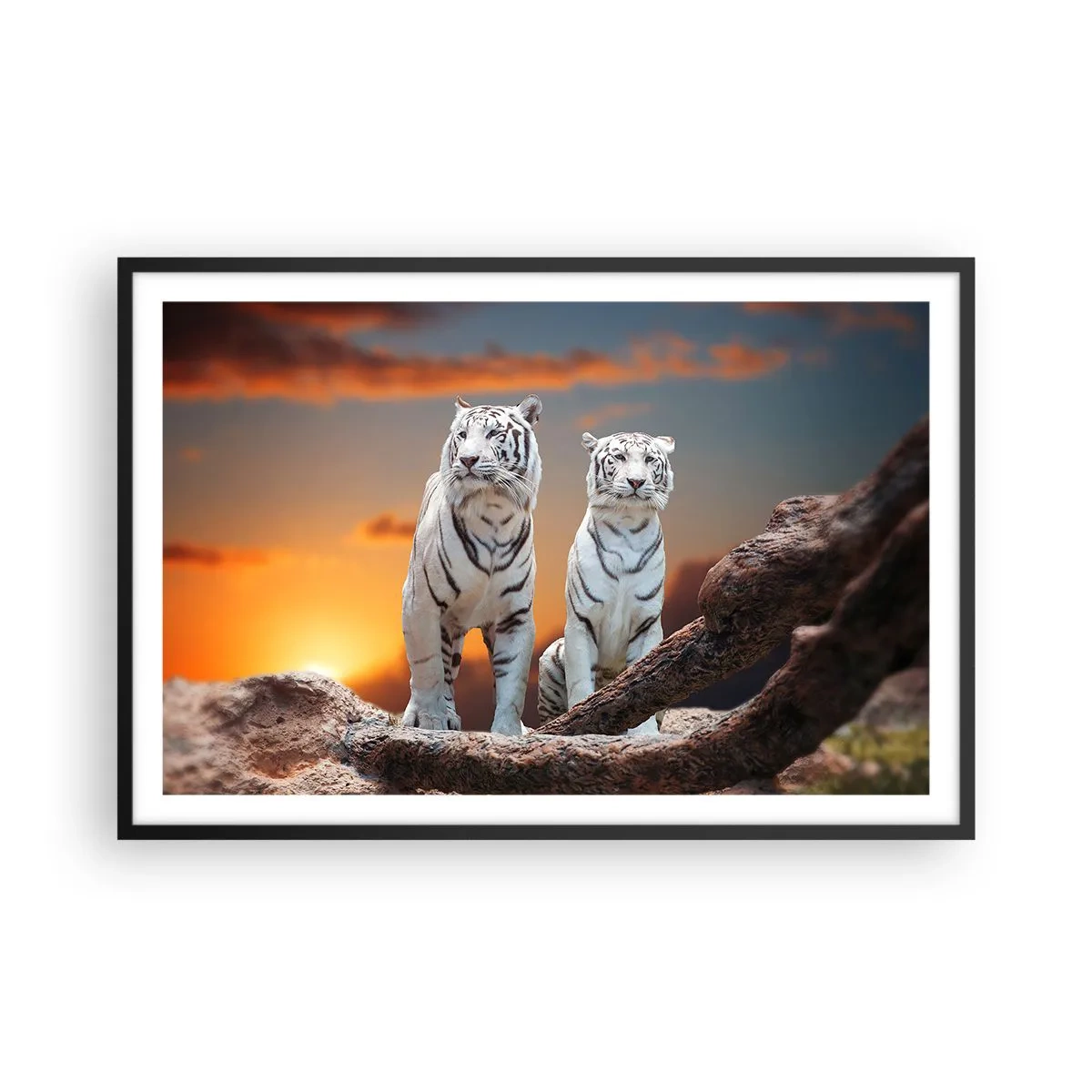 Poster în ramă neagră - La fel ca în Narnia - 91x61 cm