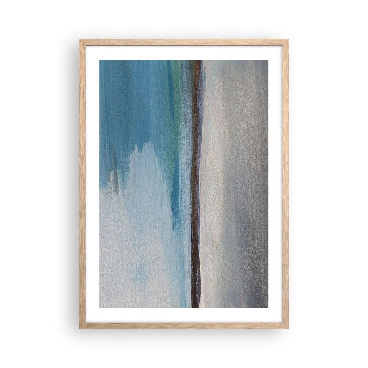 Poster în ramă de stejar deschis - Peisaj orizontal - 50x70 cm