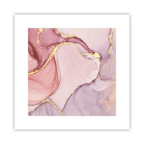 Poster - O mângâiere de culoare - 30x30 cm