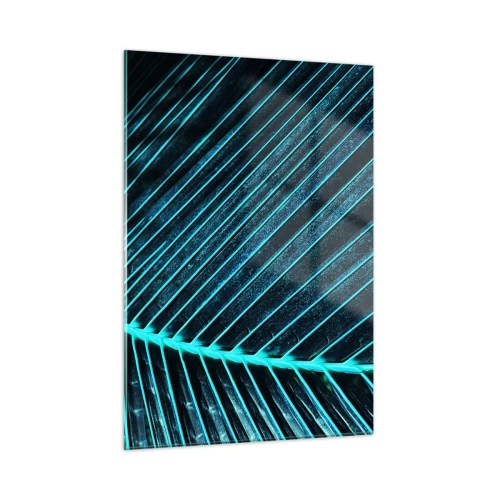 Tablou pe sticlă - Textura verdelui - 50x70 cm