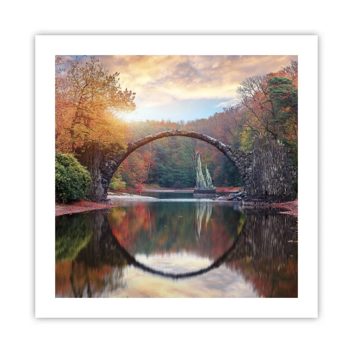 Poster - De cealaltă parte a oglinzii - 50x50 cm