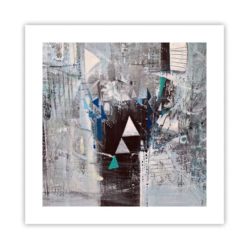Poster - Ordinea superioară a triunghiurilor - 40x40 cm