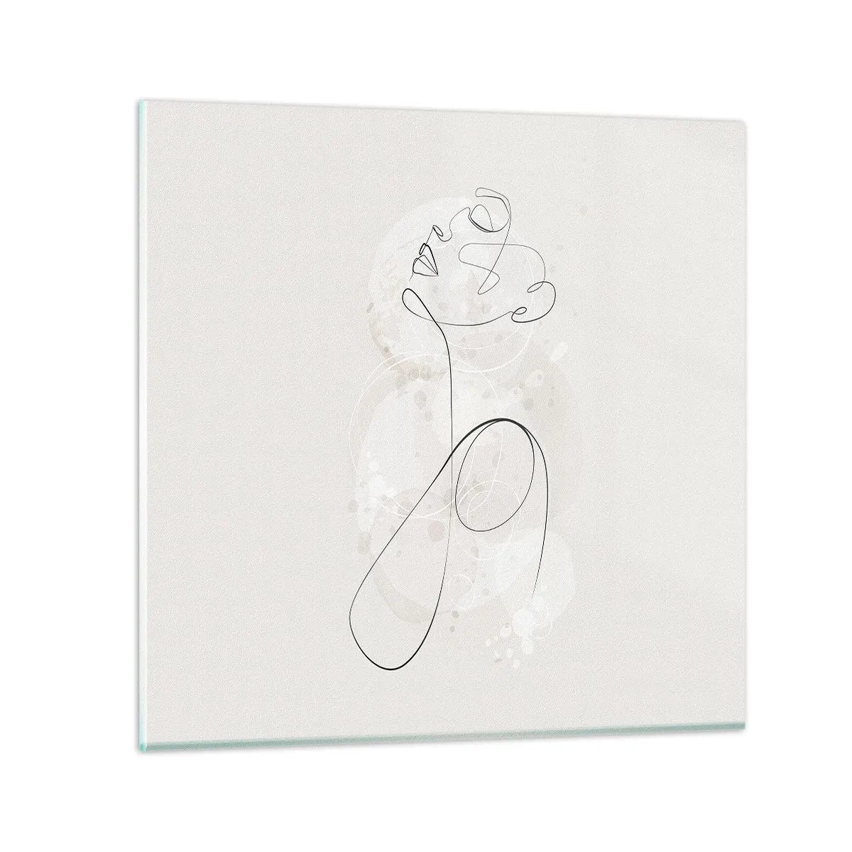 Tablou pe sticlă - Spirala frumuseții - 40x40 cm