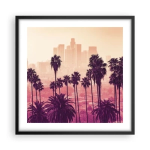 Poster în ramă neagră - Peisaj din California - 50x50 cm