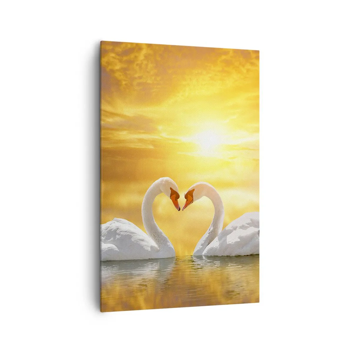 Tablou pe pânză - Inima este cel mai frumos cuvânt din lume... - 80x120 cm