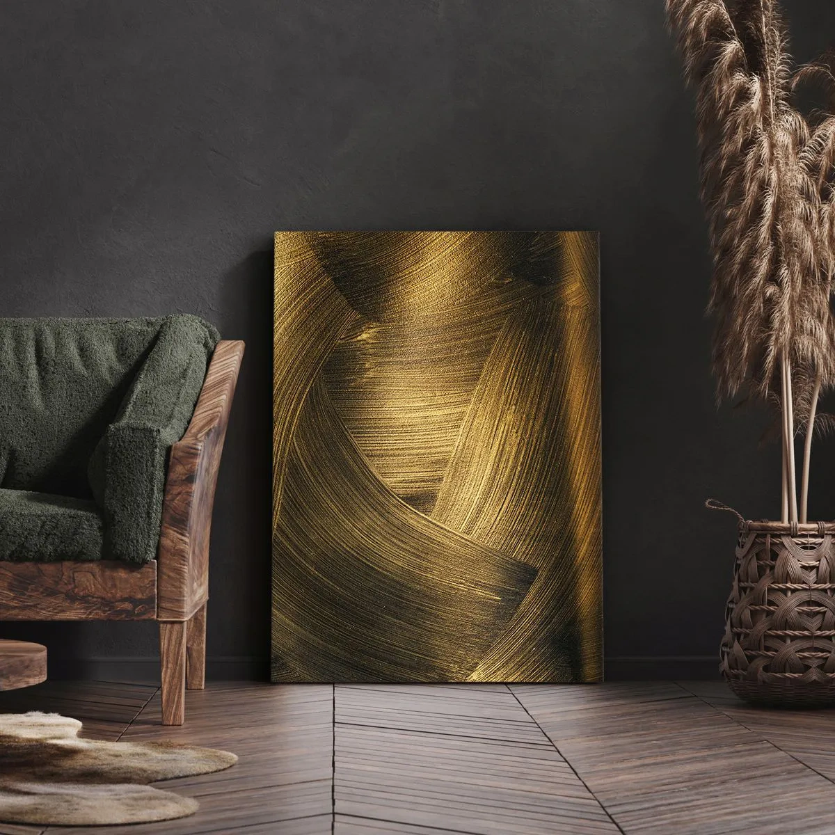 Tablou pe pânză - Într-un labirint de aur - 70x100 cm
