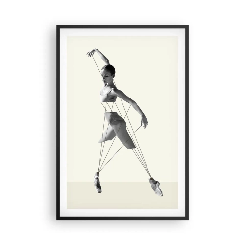 Poster în ramă neagră - Într-un teatru de lumină - 61x91 cm