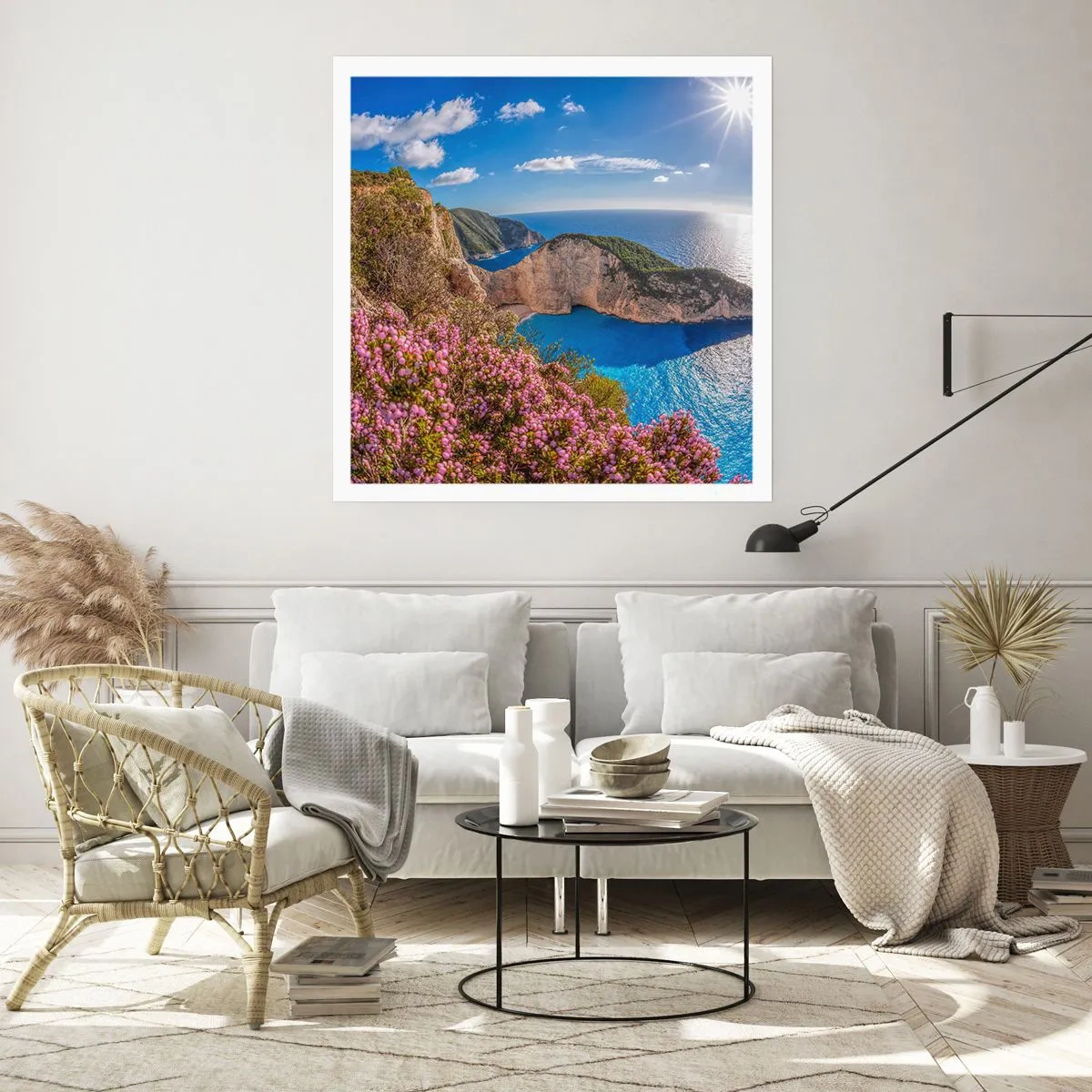 Poster - Marea mea vacanță grecească - 60x60 cm