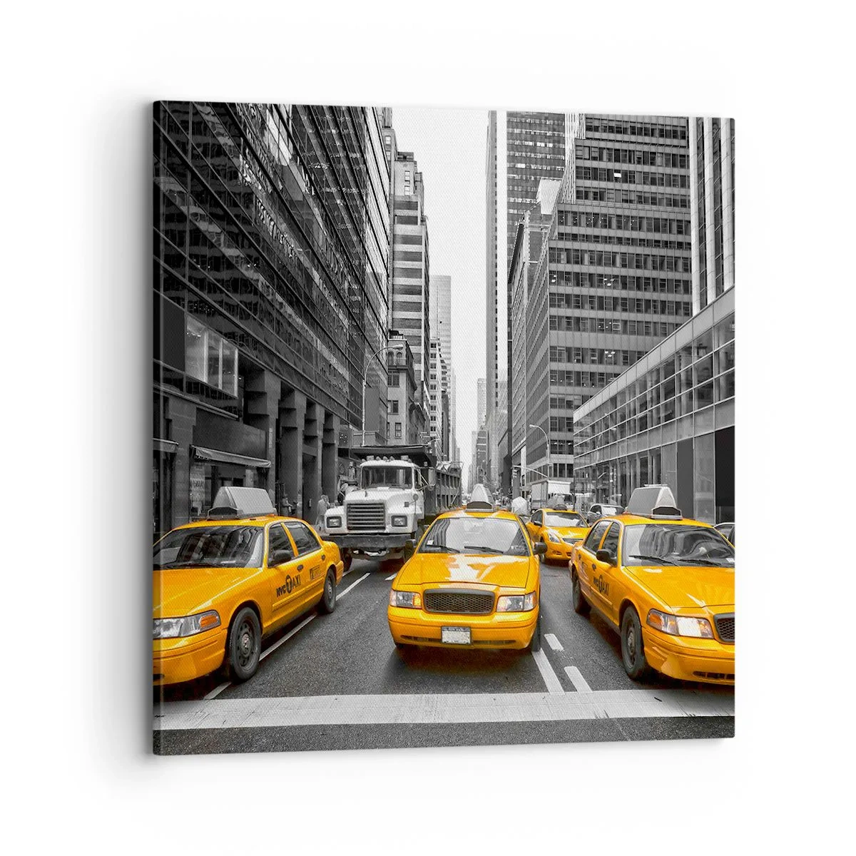 Tablou pe pânză - Noi suntem cei care colorăm orașul - 70x70 cm