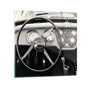 Tablou pe sticlă - Visul unui colecționar - 60x60 cm