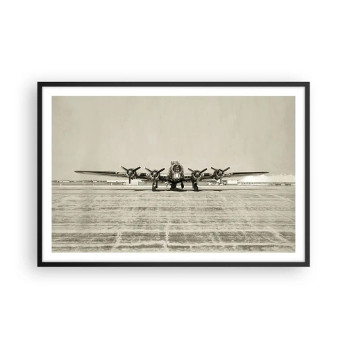 Poster în ramă neagră - Pregătit, ca întotdeauna - 91x61 cm