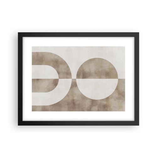 Poster în ramă neagră - Similitudini și diferențe - 40x30 cm