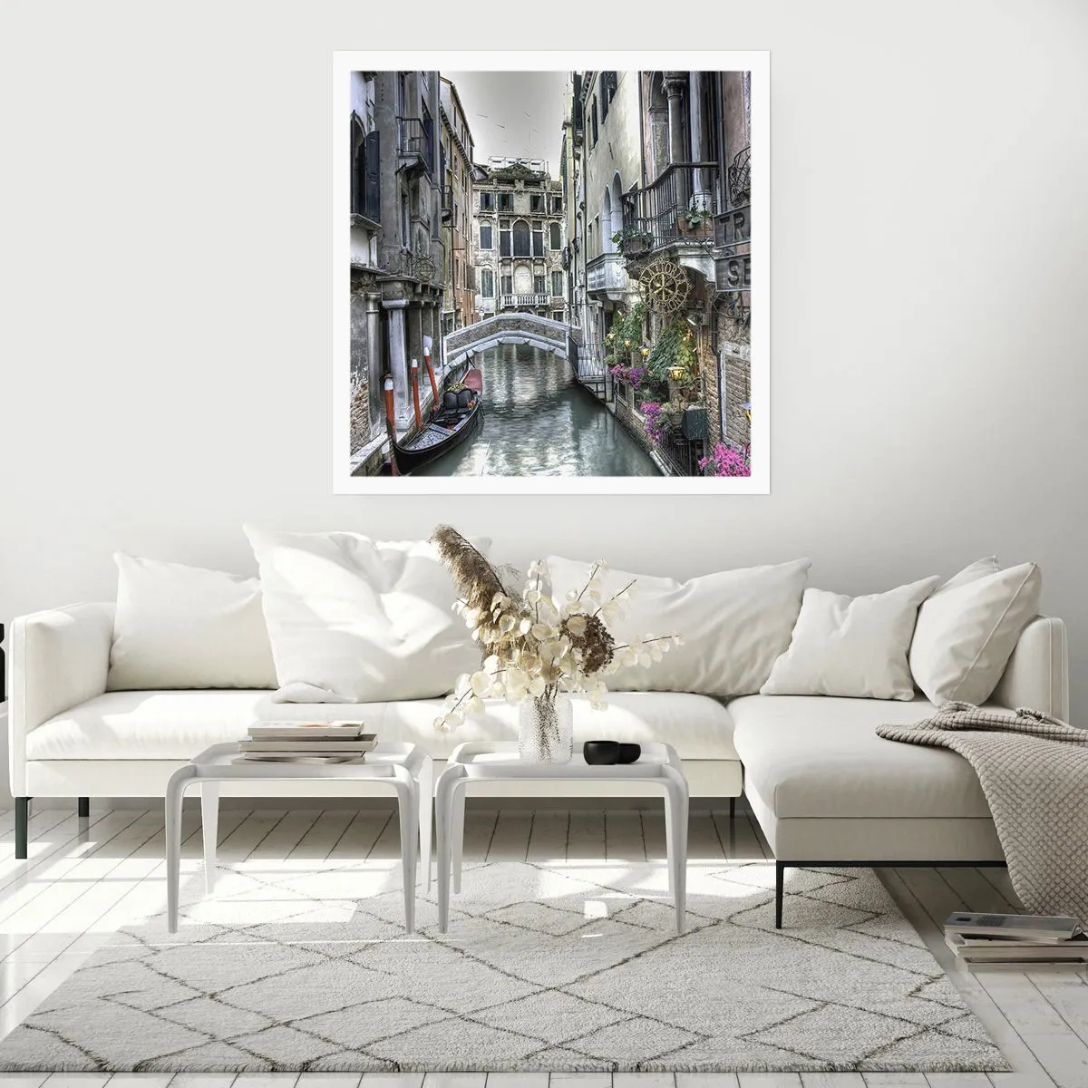 Poster - Timp de secole în reverie tăcută - 60x60 cm
