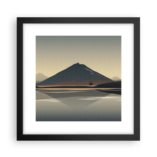 Poster în ramă neagră - În oglindă - 30x30 cm