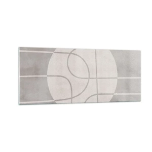 Tablou pe sticlă - Circular și drept înainte - 100x40 cm