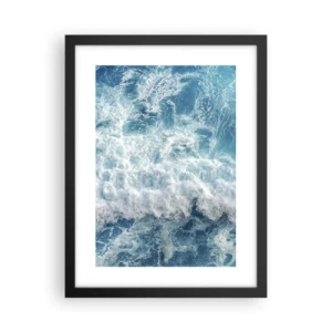 Poster în ramă neagră - Cu bucurie și în salturi - 30x40 cm