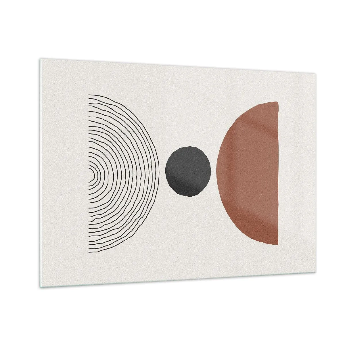 Tablou pe sticlă - În centrul atenției - 100x70 cm