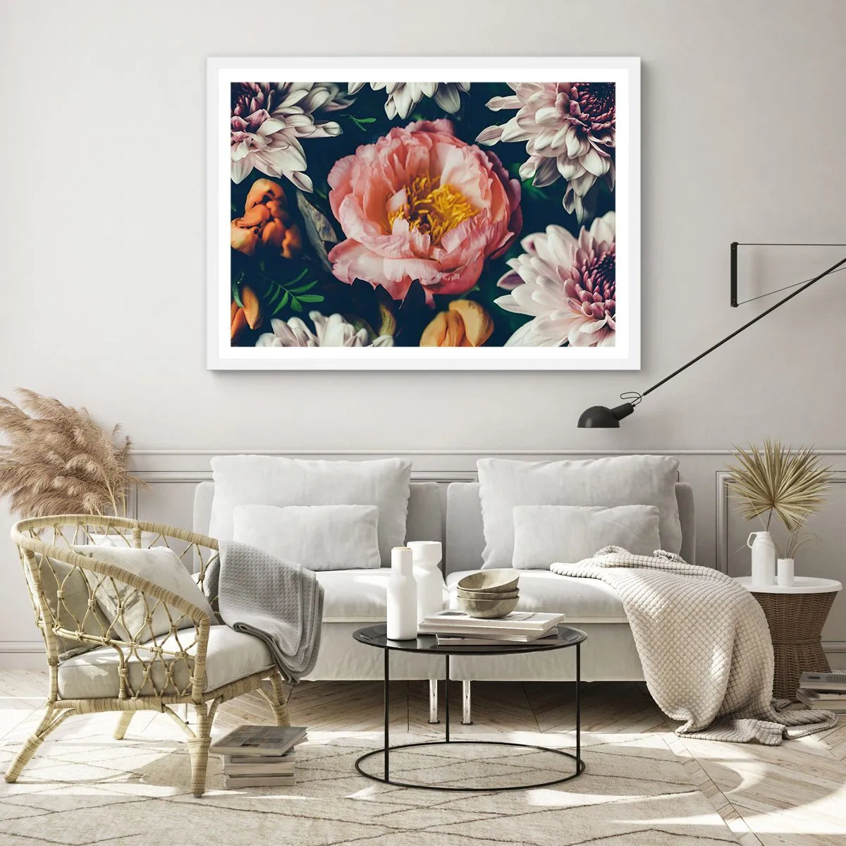 Poster în ramă albă - Cu splendoare barocă - 50x40 cm