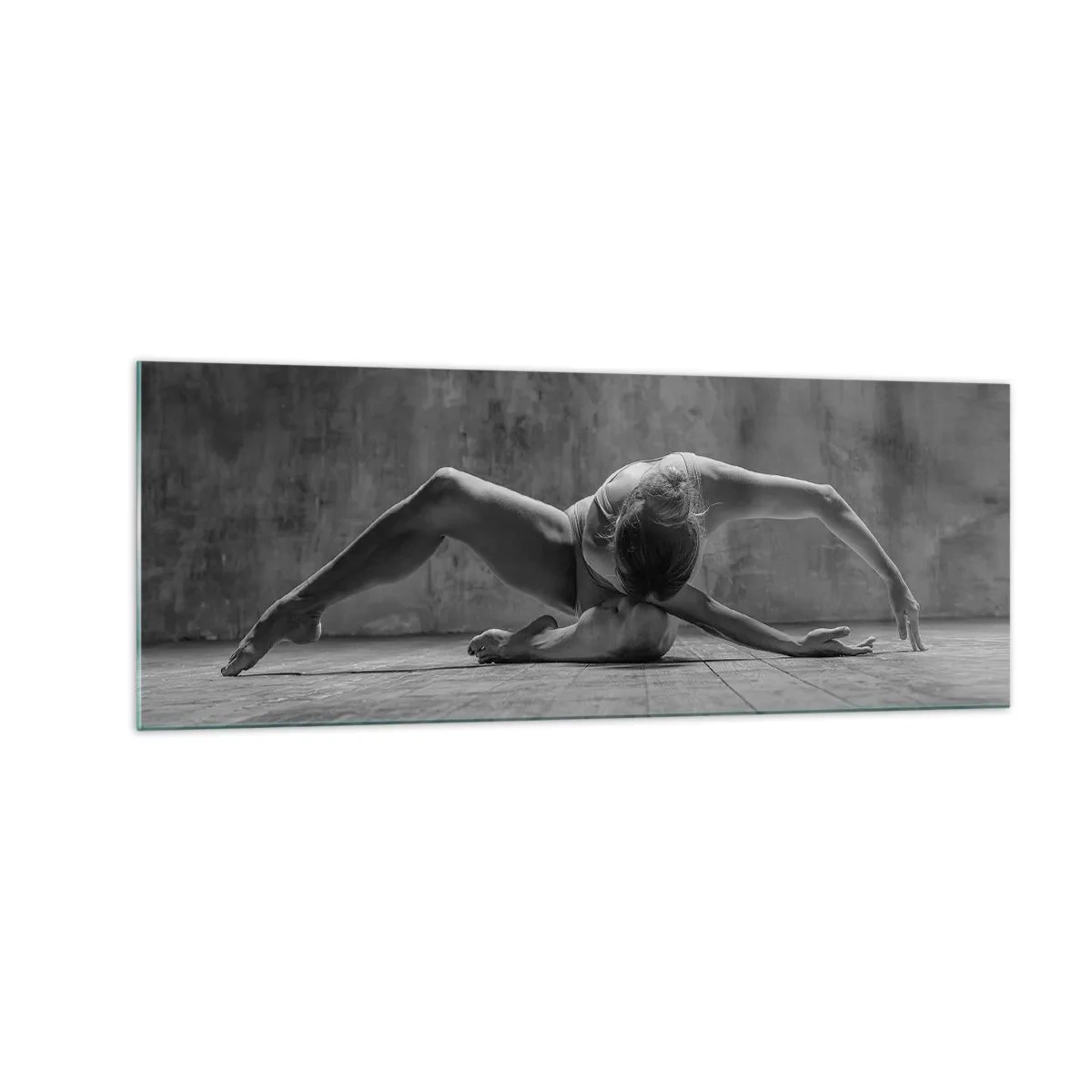 Tablou pe sticlă - Simetria găsită - 140x50 cm