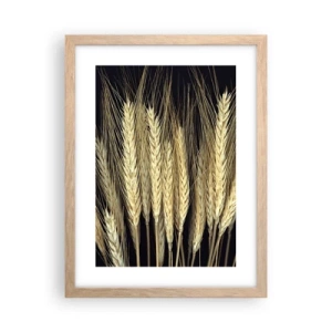 Poster în ramă de stejar deschis - Magie rustică - 30x40 cm