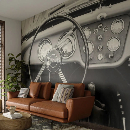 Tapet Premium Canvas - Visul unui colecționar - Mașină, Epocă, Automobile - 450x315 cm
