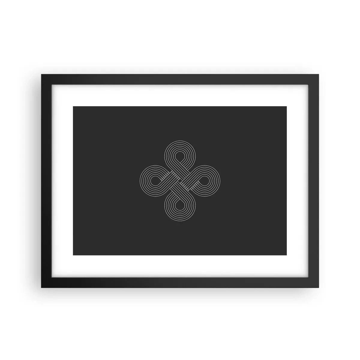 Poster în ramă neagră - În spirit celtic - 40x30 cm