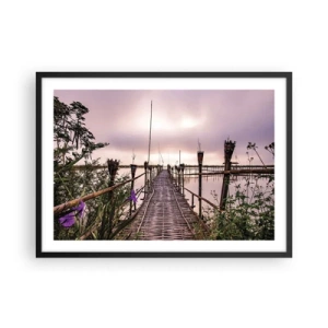 Poster în ramă neagră - Pacea și liniștea Asiei - 70x50 cm