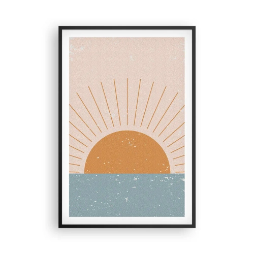 Poster în ramă neagră - Un miracol zilnic - 61x91 cm