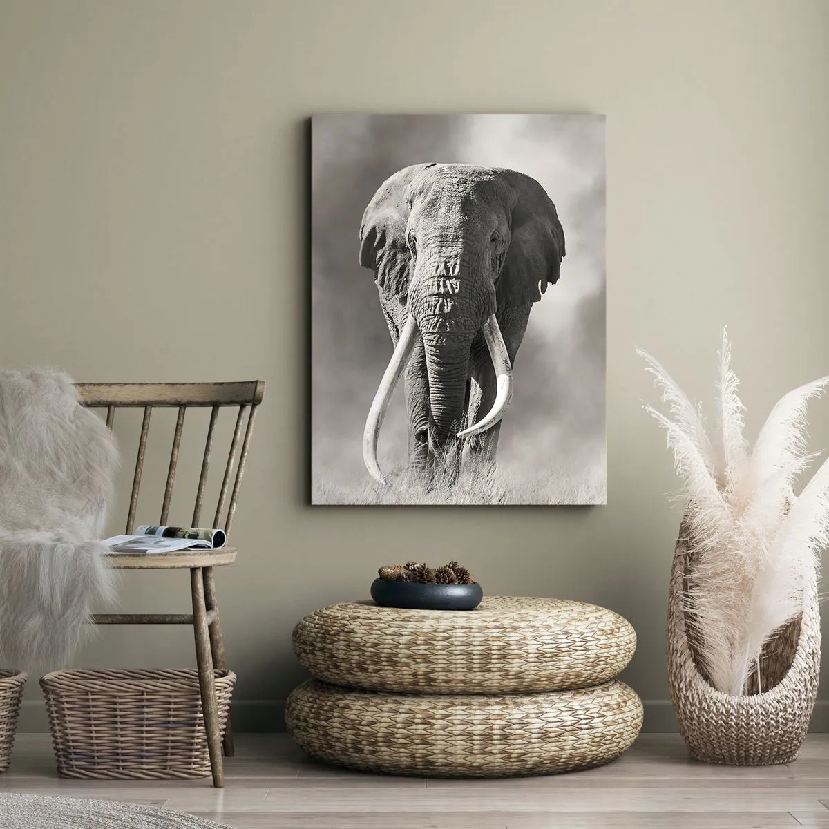 Tablou pe pânză - Patriarh african - 70x100 cm