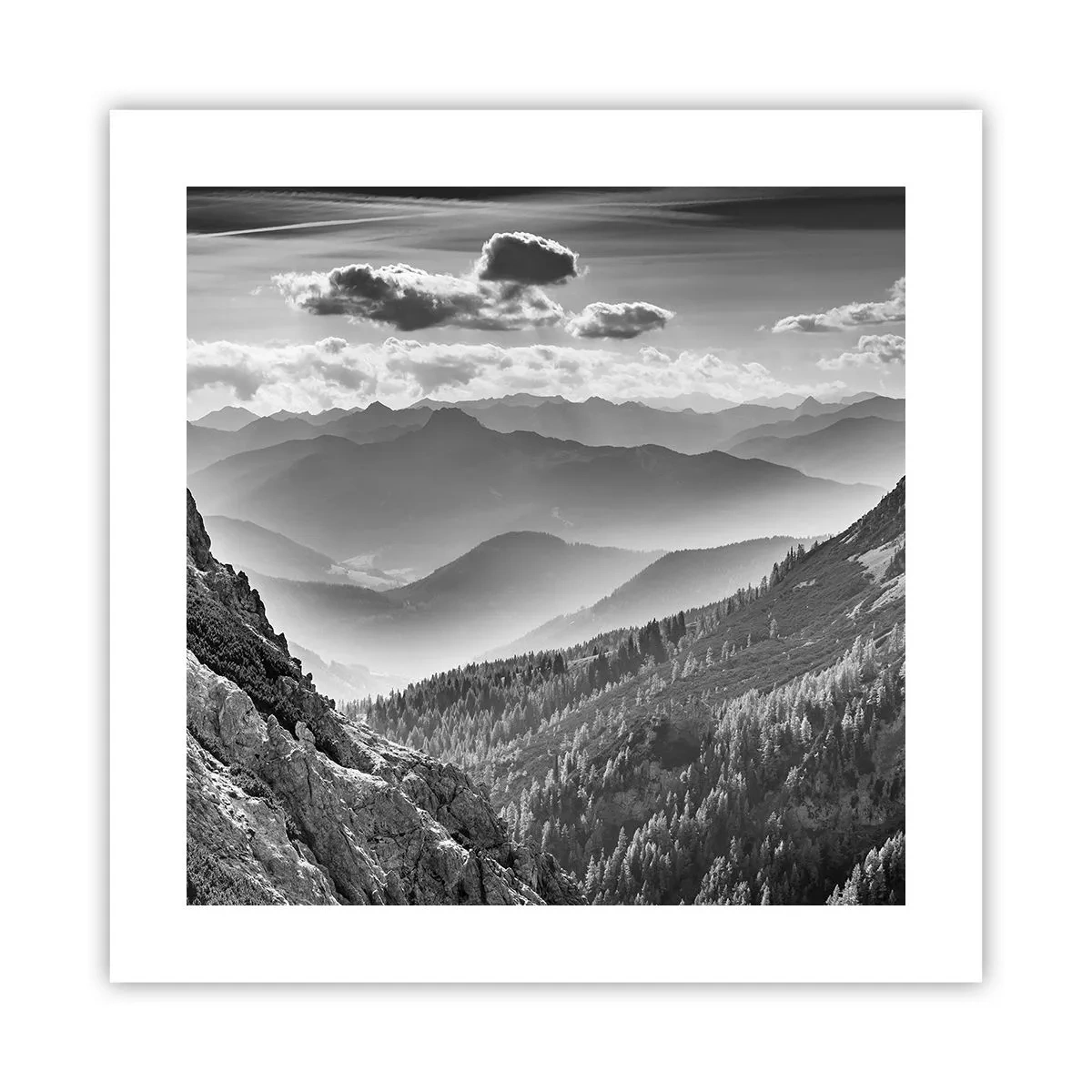 Poster - Dincolo de orizont - 40x40 cm