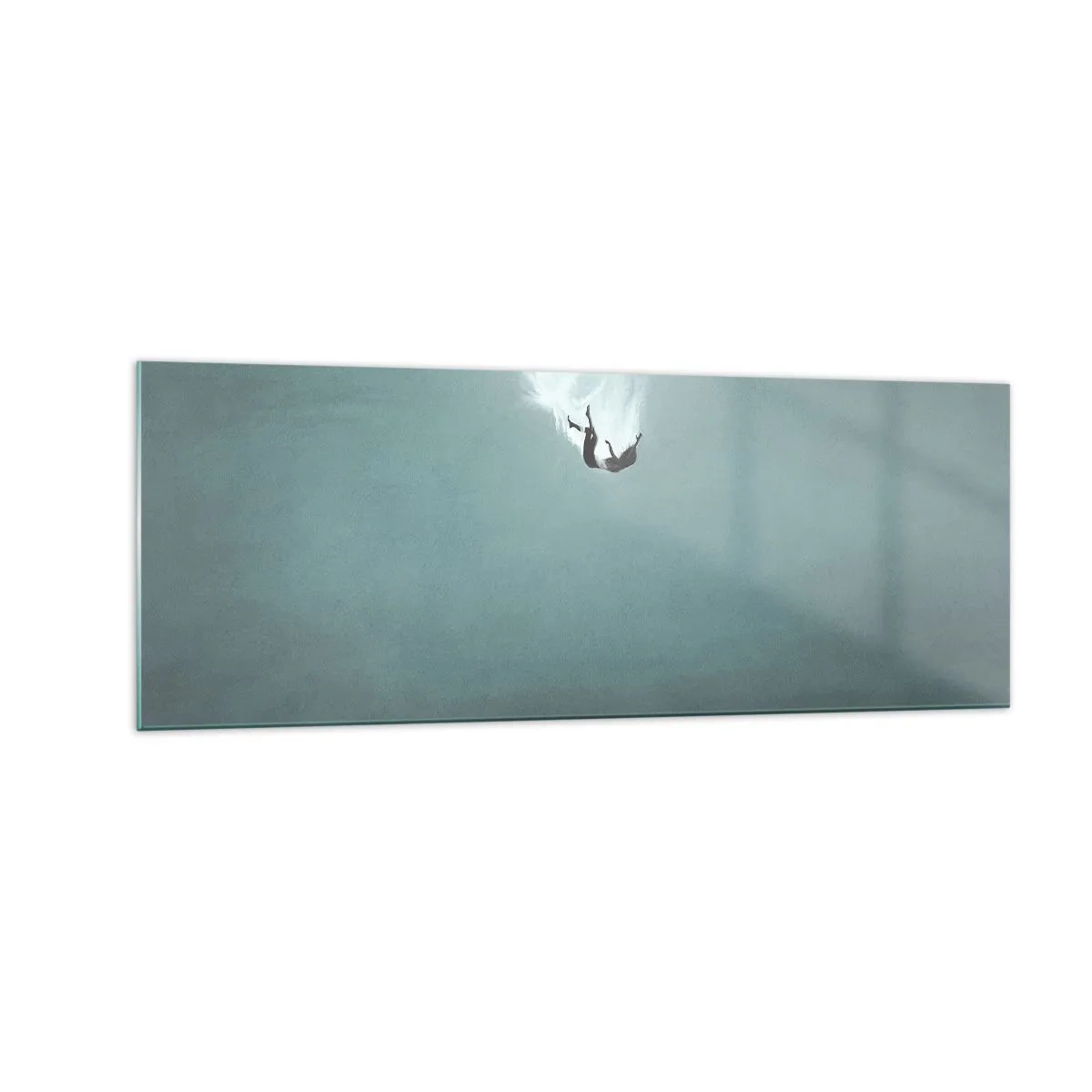 Tablou pe sticlă - În îmbrățișarea oceanului - 140x50 cm