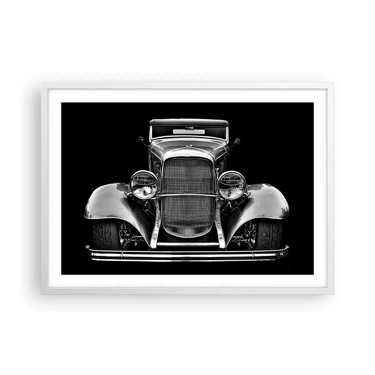 Poster în ramă albă - Un adevărat gentleman - 70x50 cm