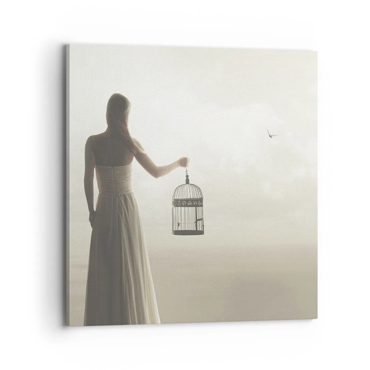 Tablou pe pânză - Fii liberă - 70x70 cm