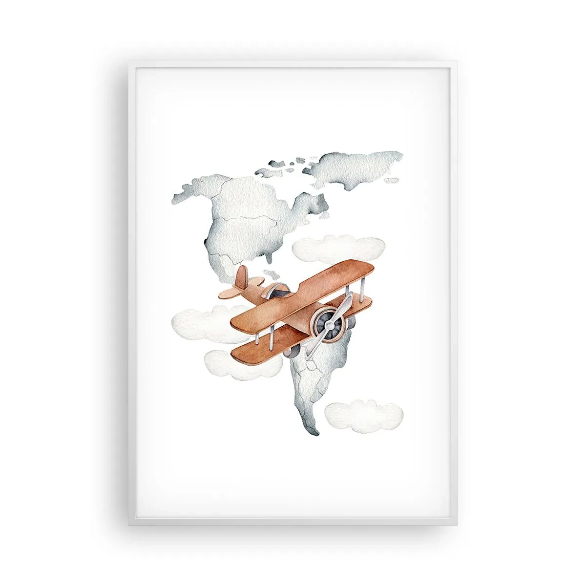 Poster în ramă albă - În spirit de pionierat - 70x100 cm