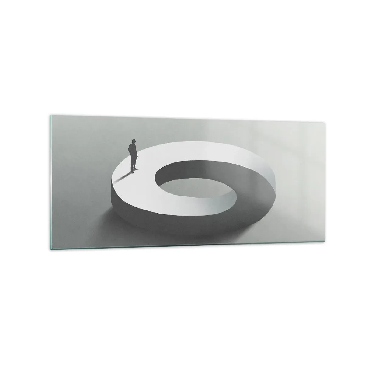 Tablou pe sticlă - Înțelegi ceva? - 120x50 cm