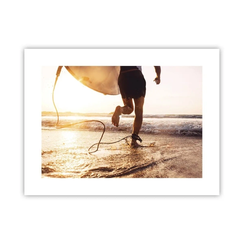 Poster - Pentru a întâmpina valul - 40x30 cm