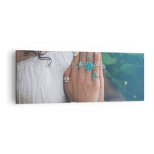 Tablou pe pânză - Bine ați venit în centrul ființei - 140x50 cm