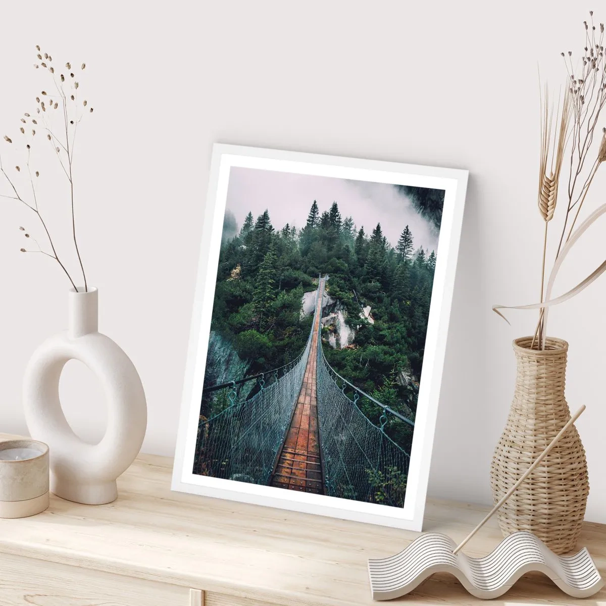 Poster în ramă albă - Numai pentru vulturi - 70x100 cm