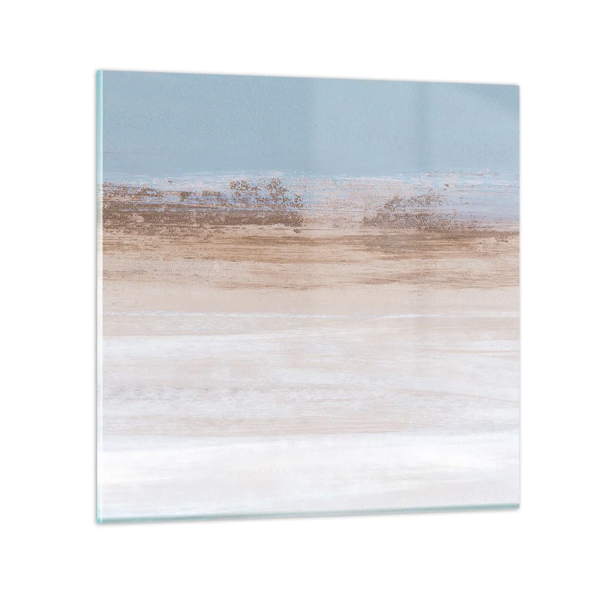 Tablou pe sticlă - Un peisaj ambiguu - 30x30 cm