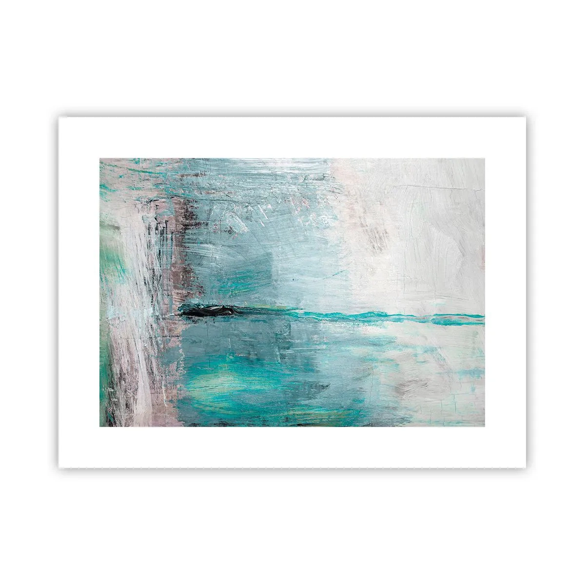 Poster - Orizontal în albastru - 40x30 cm
