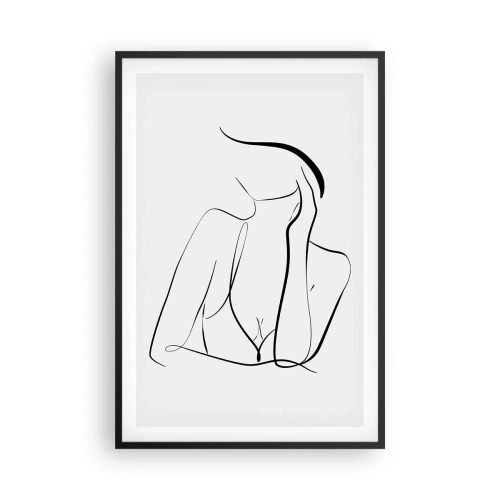 Poster în ramă neagră - Pe valul unui vis - 61x91 cm